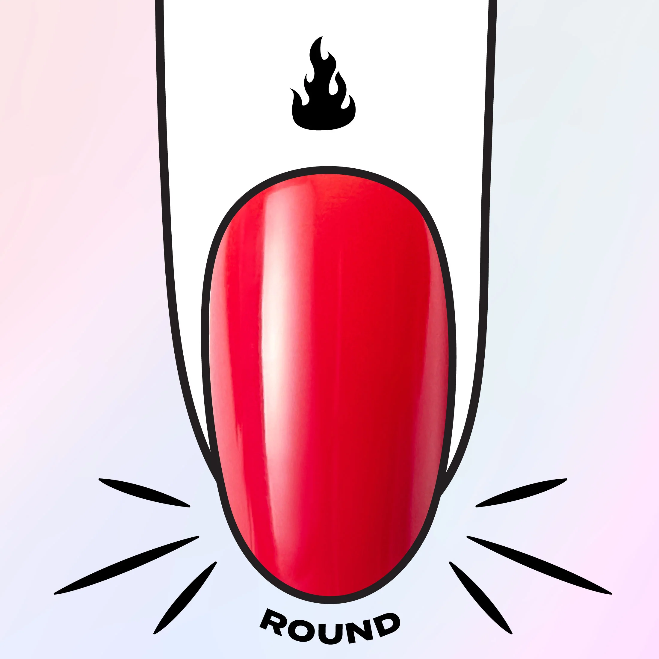 Monochrome Press-On Nails - Image 13