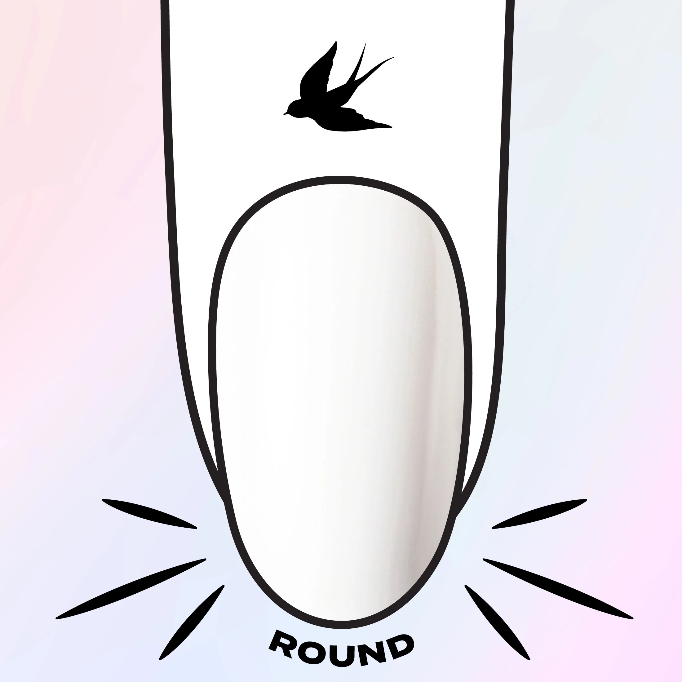 Monochrome Press-On Nails - Image 23