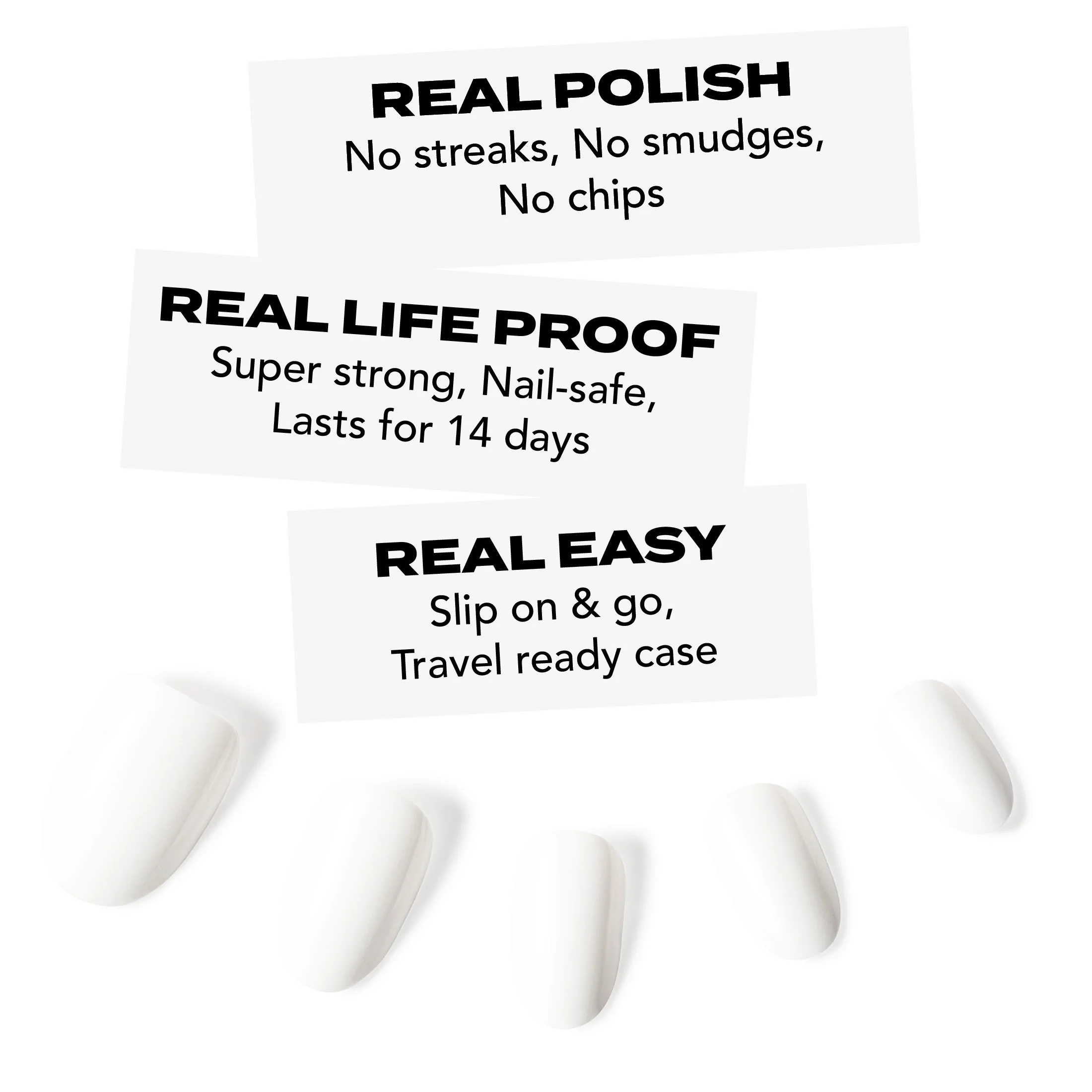 Monochrome Press-On Nails - Image 25