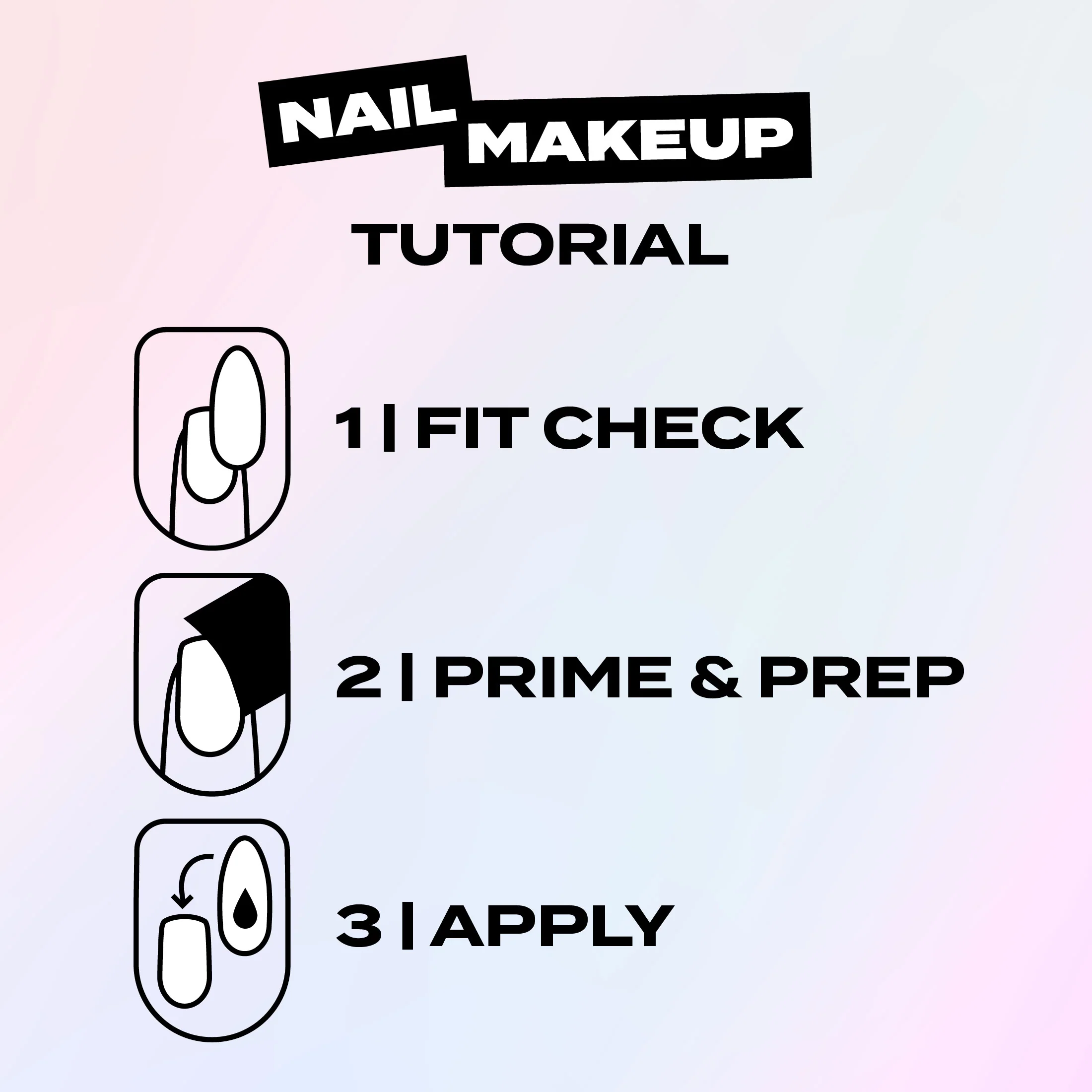 Monochrome Press-On Nails - Image 27