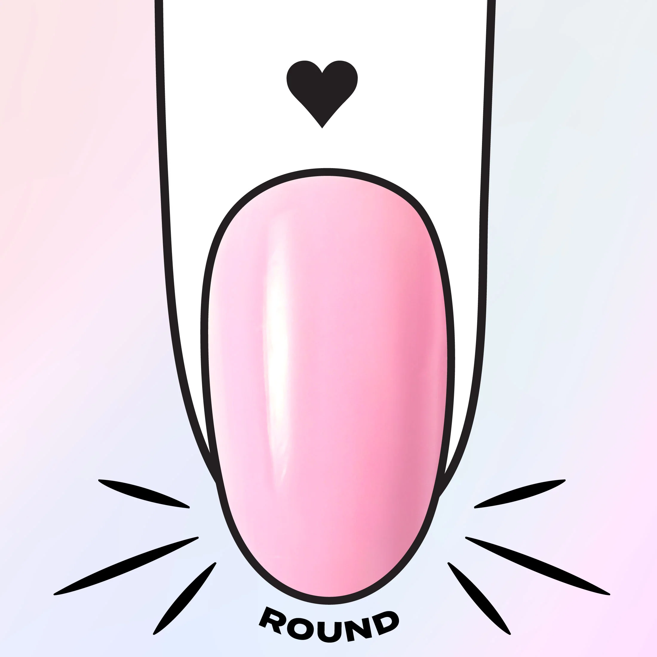 Monochrome Press-On Nails - Image 33