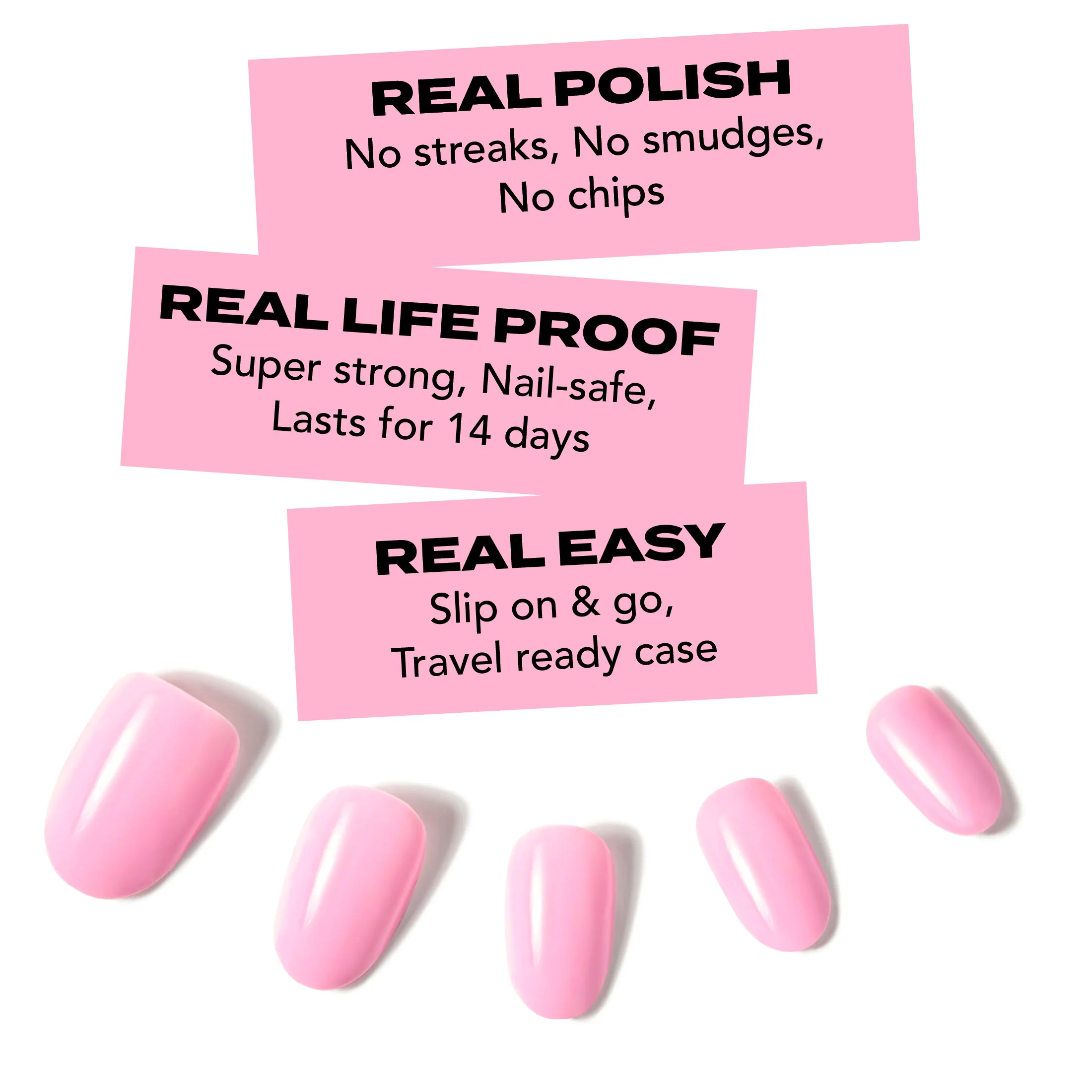 Monochrome Press-On Nails - Image 35