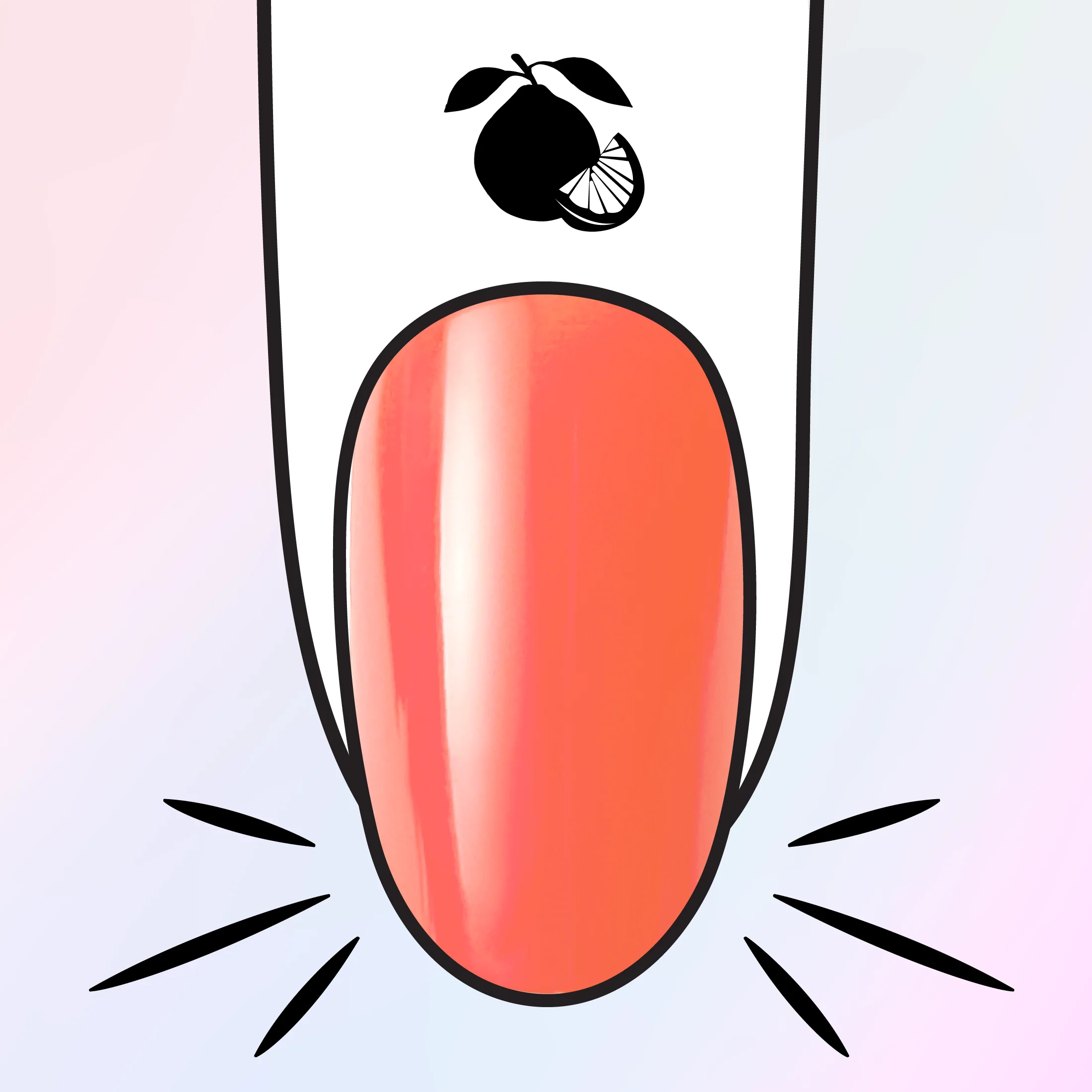 Monochrome Press-On Nails - Image 46